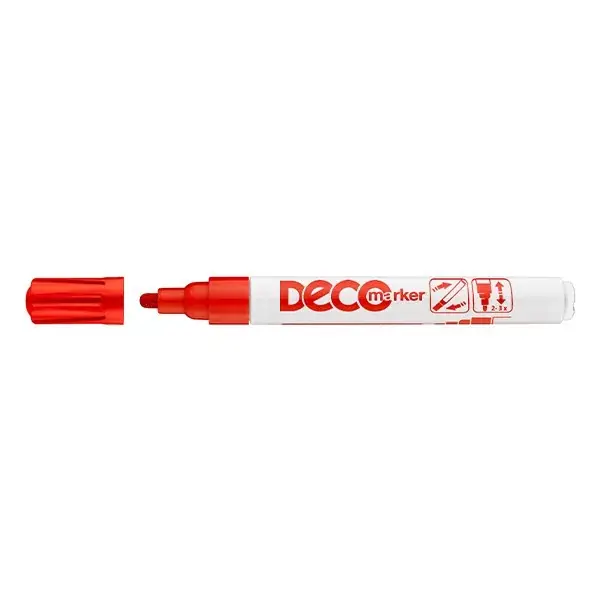 Lakkmarker ICO DecoMarker 2-4mm piros Legkelendőbb