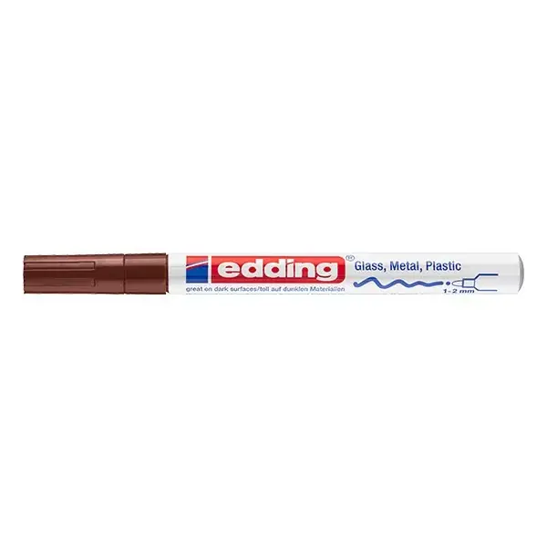 Népszerű Lakkmarker EDDING 751 1-2mm barna