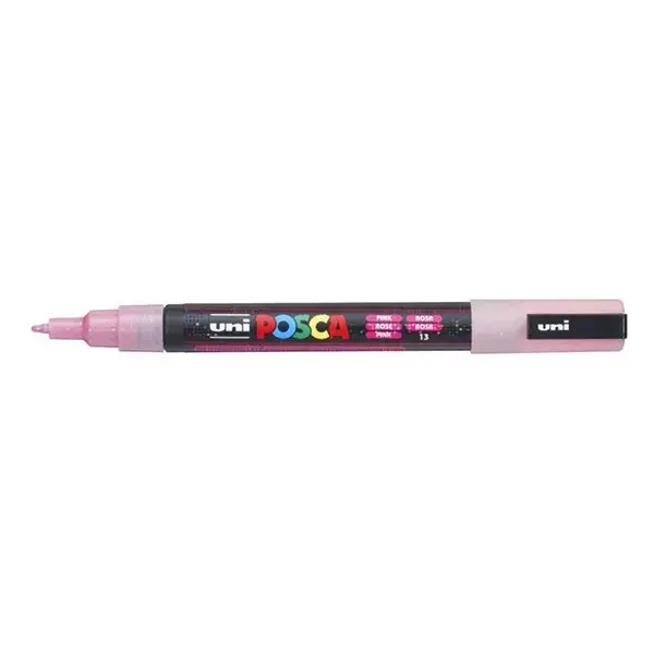 Vedd meg online Filctoll UNI Posca PC-3ML csillámló rózsaszín