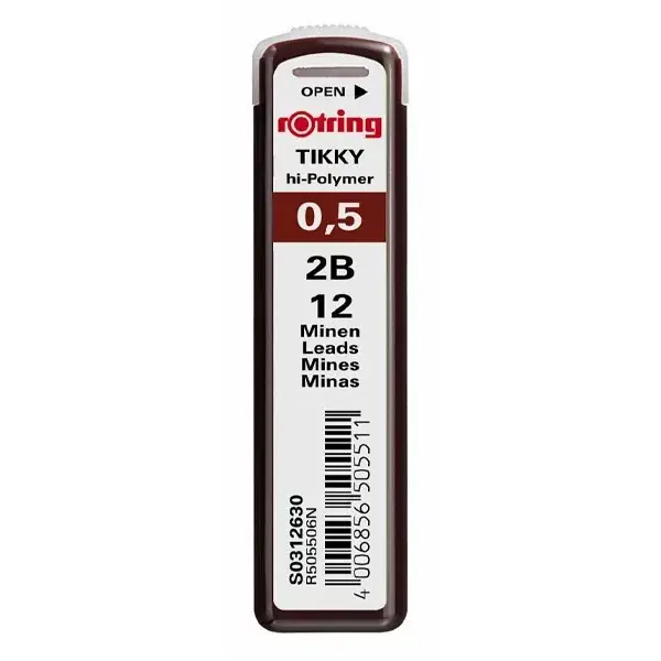 Azonnal elérhető Grafitbél ROTRING 0,7mm 2B