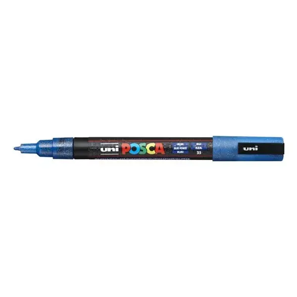 Filctoll UNI Posca PC-3ML csillámló kék Legjobb ár
