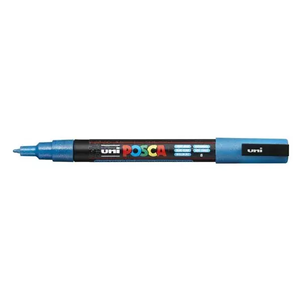 Legjobb ár Filctoll UNI Posca PC-3ML csillámló világoskék