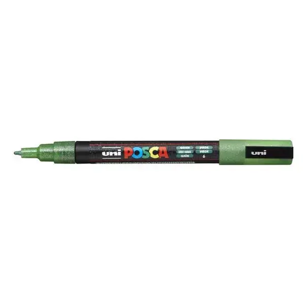 Kedvezmény Filctoll UNI Posca PC-3ML csillámló zöld