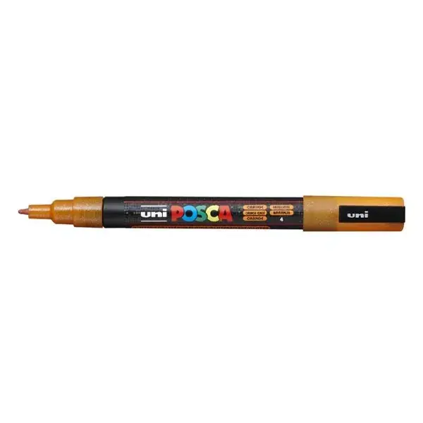 Filctoll UNI Posca PC-3ML csillámló narancssárga Akció