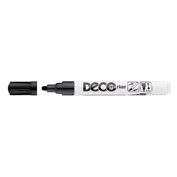 Bestseller Lakkmarker ICO DecoMarker 2-4mm fekete