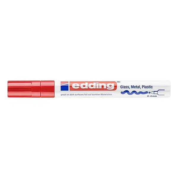Szuper ajánlat Lakkmarker EDDING 750 2-4mm piros