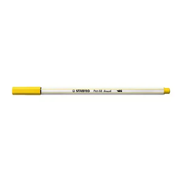 Kedvezmény Ecsetfilc STABILO Pen 68 Brush sárga