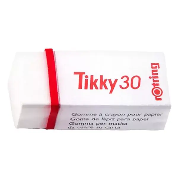 Legkelendőbb Radír ROTRING Tikky 30 papírtokos 42x12x 7mm fehér