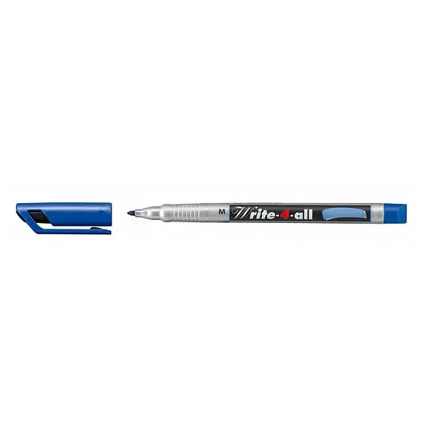 Alkoholos marker STABILO Write-4-All M kék Gyors szállítás