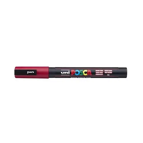 Filctoll UNI Posca PC-3M sötét piros Szezonális akció