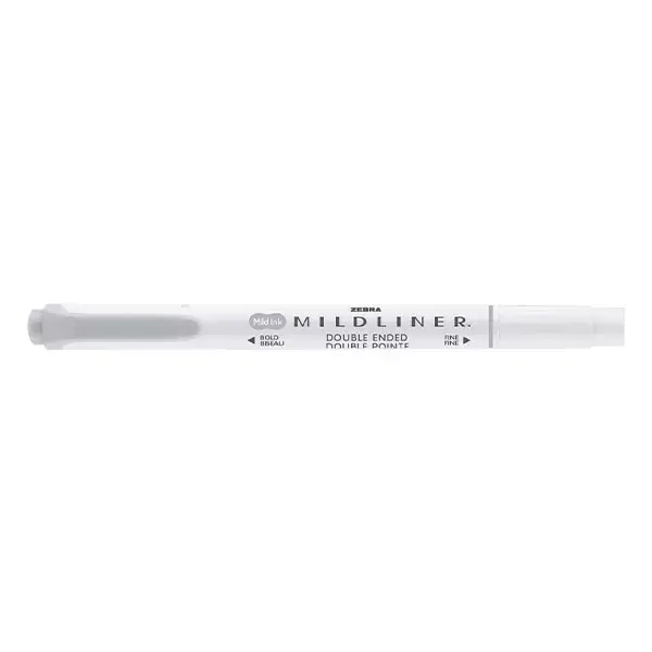 Szövegkiemelő kétvégű ZEBRA Mildliner cool refined 1,4-4,0 mm szürke Végkiárusítás