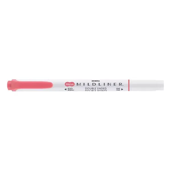 Olcsó Szövegkiemelő kétvégű ZEBRA Mildliner cool refined 1,4-4,0 mm piros