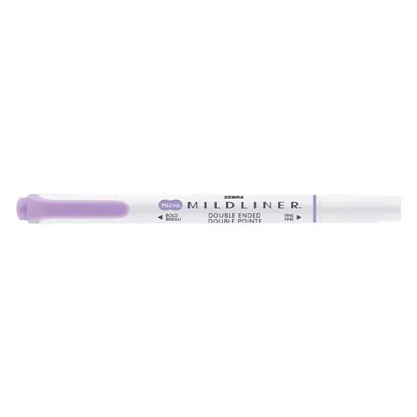 Végkiárusítás Szövegkiemelő kétvégű ZEBRA Mildliner cool refined 1,4-4,0 mm lila