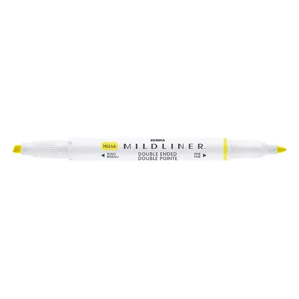 Akció Szövegkiemelő kétvégű ZEBRA Mildliner fluorescent 1,4-4,0 mm sárga