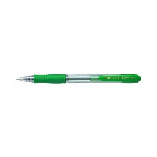 Golyóstoll PILOT Super Grip Ball Point Pen Fine nyomógombos zöld Nézd meg most