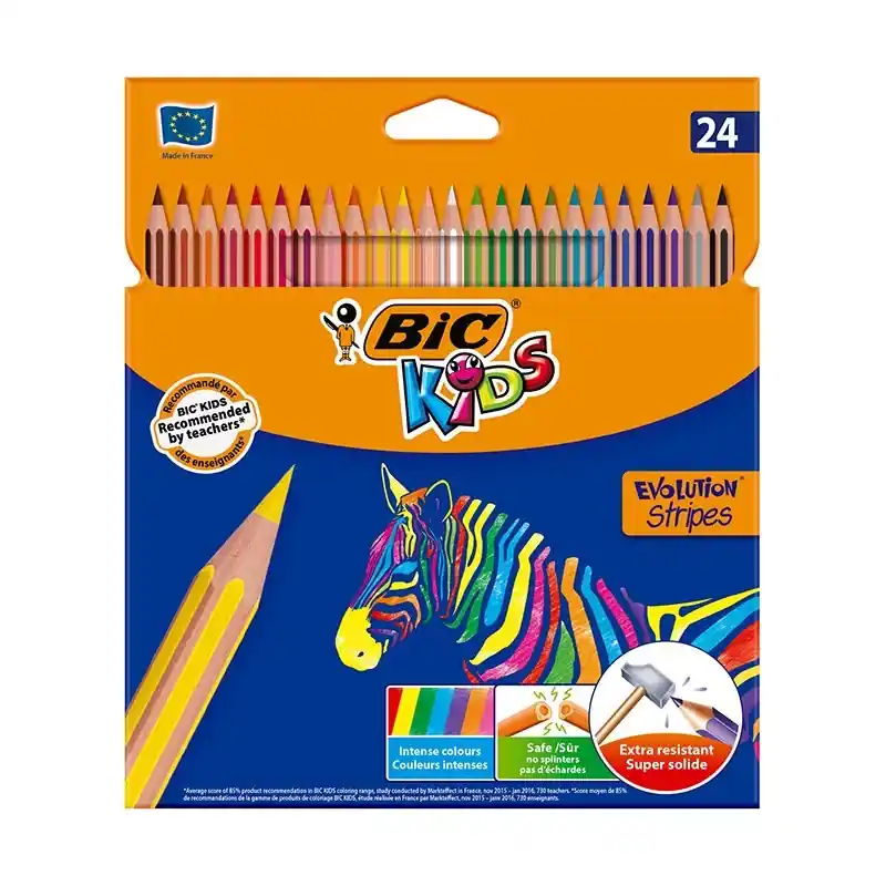 Színes ceruza BIC Kids Evolution hatszögletű környezetbarát 24 darabos Nézd meg most