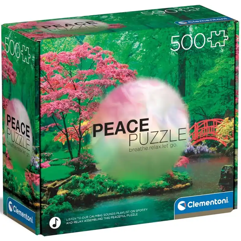 Peace puzzle Nyugtató esőcseppek 500db-os puzzle - Clementoni Biztonságos fizetés