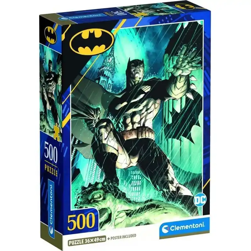 DC Comics Batman az esőben 500db-os puzzle - Clementoni Szezonális akció