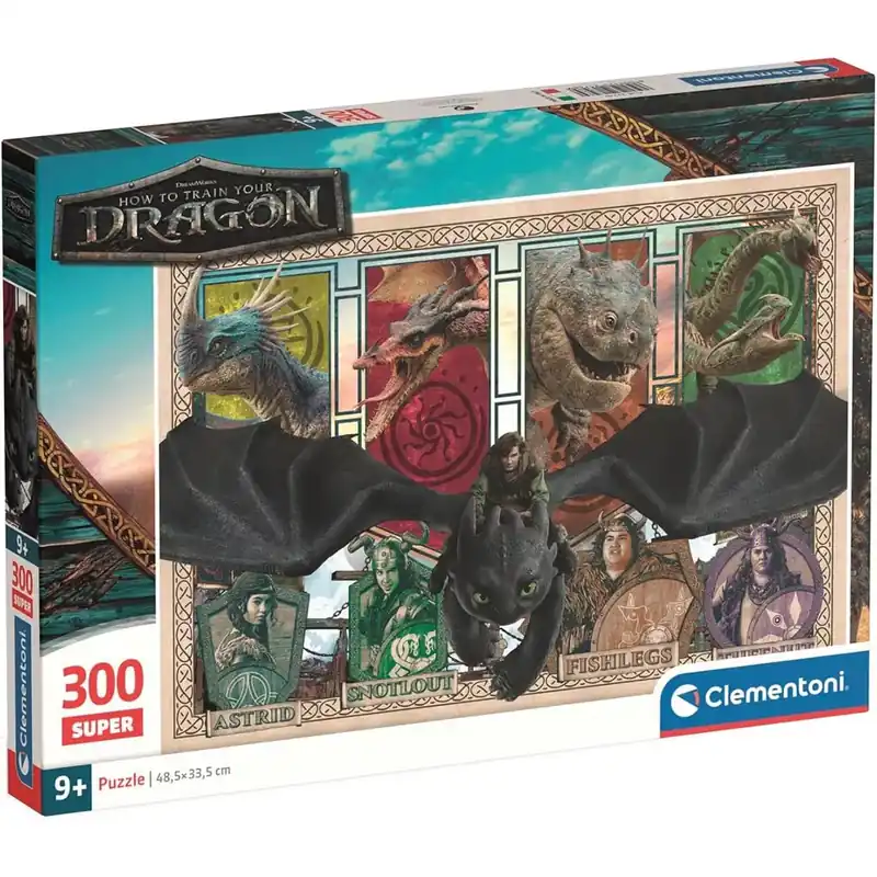 Legkelendőbb Így neveld a sárkányodat sárkányok és hősök 300db-os puzzle - Clementoni