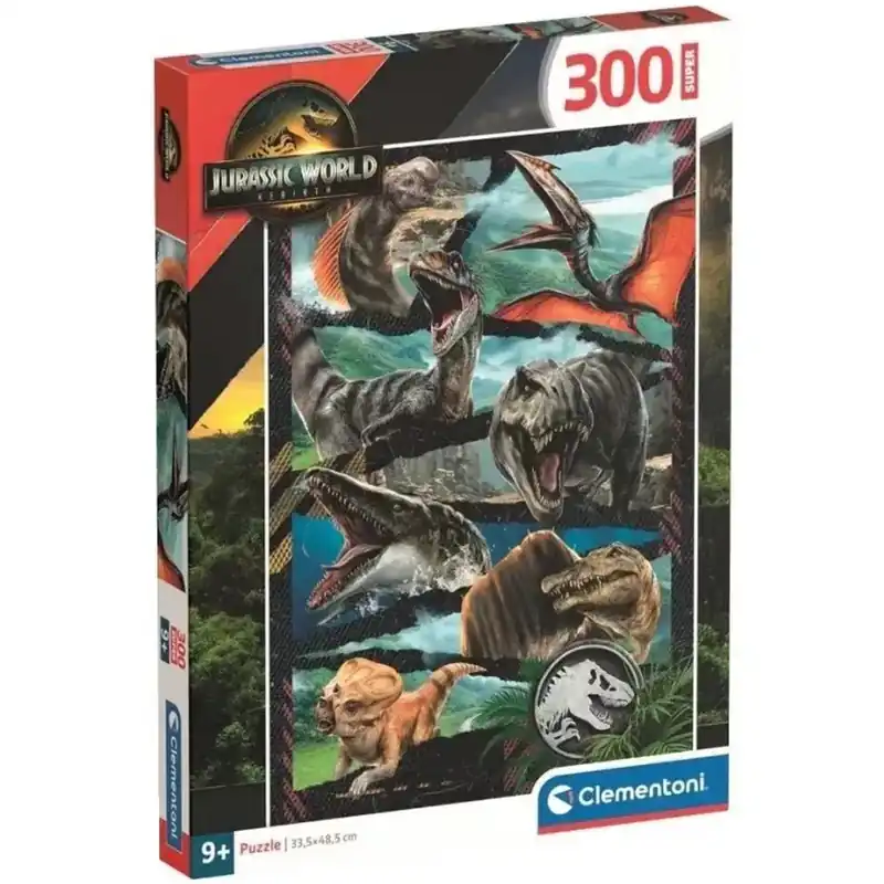 Biztonságos fizetés Jurassic World Újjászületés őslények támadása 300db-os puzzle - Clementoni