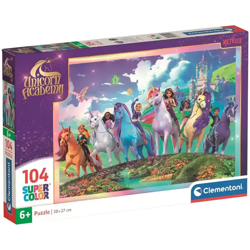 Unikornis Akadémia a csapat 104db-os Supercolor puzzle - Clementoni Kedvezmény