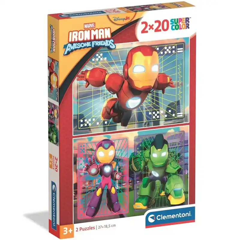 Vasember csodálatos barátai 2x20db-os Supercolor puzzle - Clementoni Ne maradj le