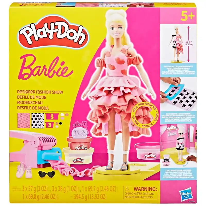 Árengedmény Play-Doh Barbie divatbemutató gyurma szett - Hasbro