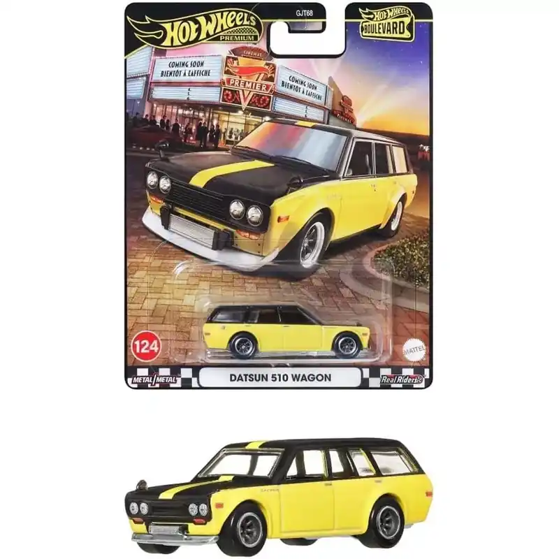 Hot Wheels Boulevard Datsun 510 wagon kisautó 1/64 - Mattel Vásárlói kedvenc