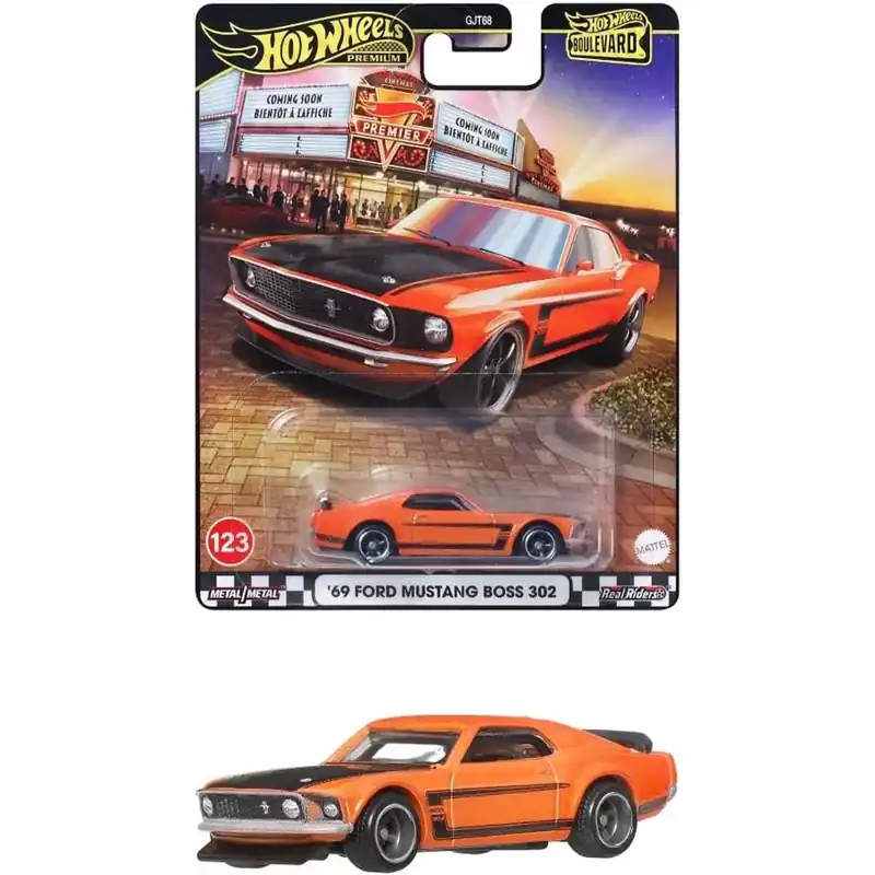 Nézd meg most Hot Wheels Boulevard ‘69 Ford Mustang Boss 302 kisautó 1/64 - Mattel