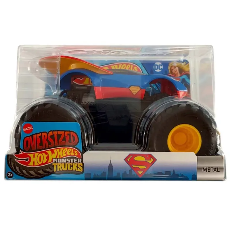 Akciós ár Hot Wheels Monster Trucks Oversized Superwoman monster autó 1/24 - Mattel
