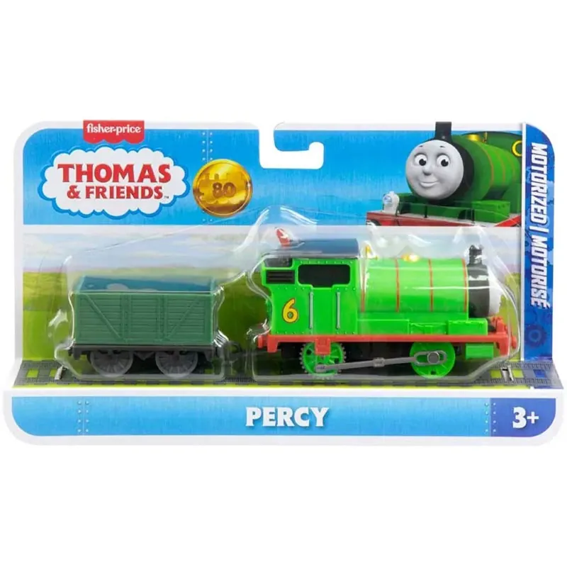 Akció Fisher-Price Thomas és barátai Percy motorizált mozdony - Mattel