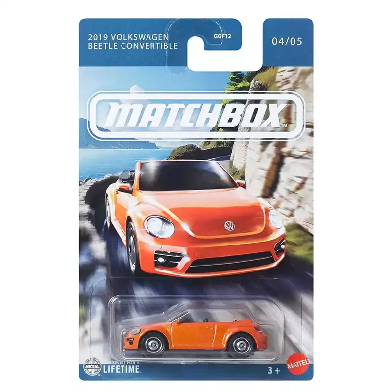 Outlet Matchbox Ikonikus 2019 Volkswagen Beetle Convertible kisautó 1/64 - Mattel
