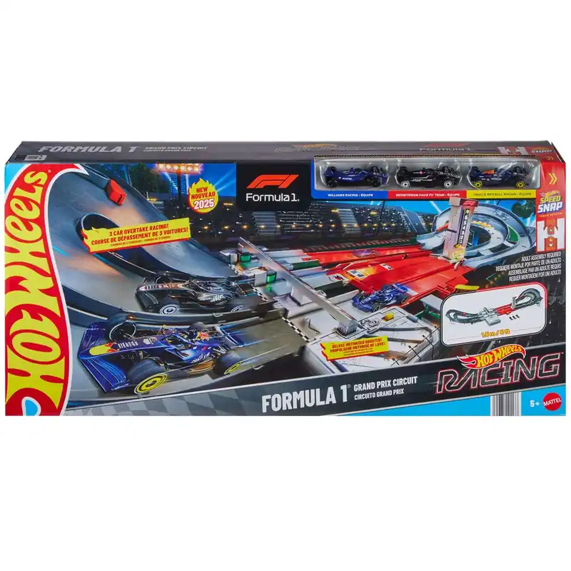 Kedvezmény Hot Wheels Racing Formula 1 Grand Prix Circuit pályaszett - Mattel