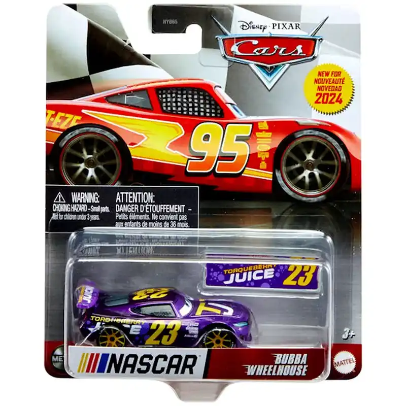 Végkiárusítás NASCAR Verdák 3 Bubba Wheelhouse karakter kisautó 1/55 – Mattel
