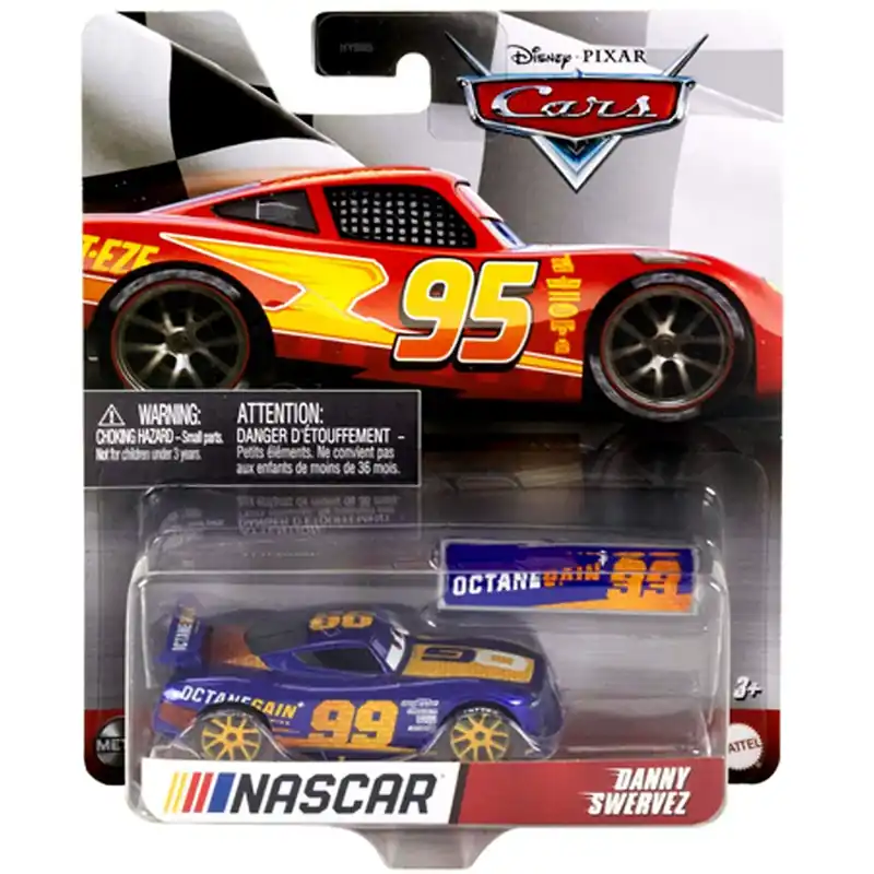 NASCAR Verdák 3 Danny Swervez karakter kisautó 1/55 – Mattel Vásárlói kedvenc