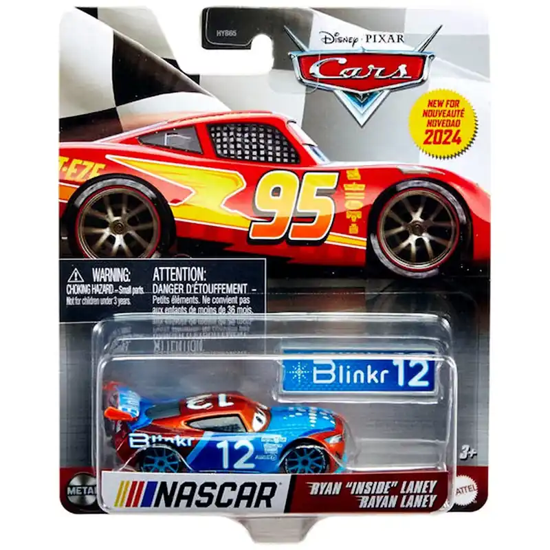 NASCAR Verdák 3 Ryan “Inside” Laney karakter kisautó 1/55 – Mattel Kihagyhatatlan ajánlat
