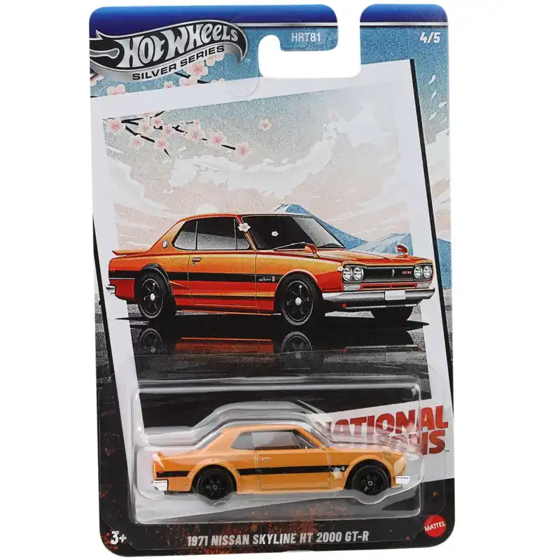 Olcsó Hot Wheels Vintage 1971 Nissan Skyline HT 2000 GT-R kisautó 1/64 – Mattel
