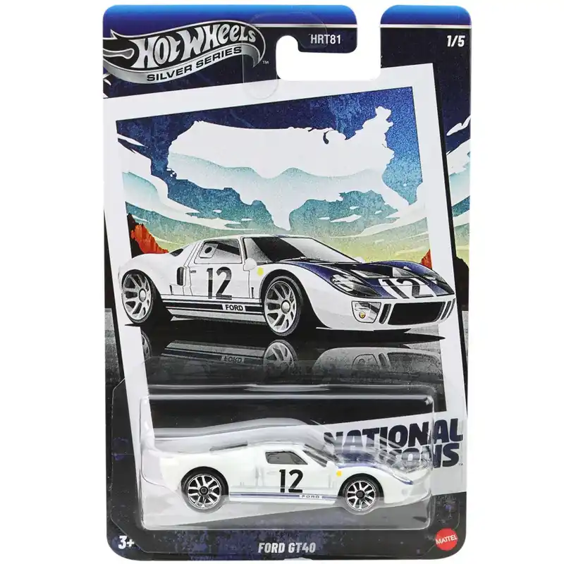 Különleges ajánlat Hot Wheels Vintage Ford GT40 kisautó 1/64 - Mattel