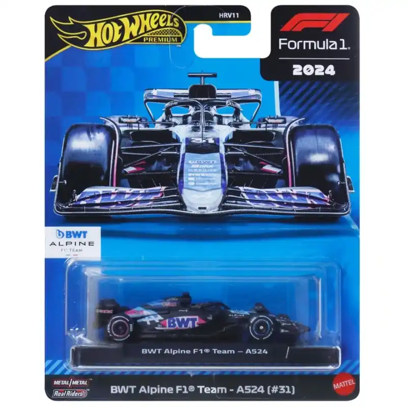 Hot Wheels Formula 1 BWT Alpine A524 ( 31) kisautó 1/64 - Mattel Akciós ár