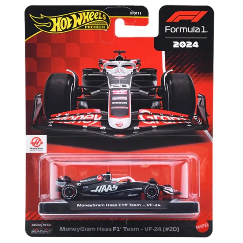 Exkluzív ajánlat Hot Wheels Formula 1 MoneyGram Haas VF-24 ( 20) kisautó 1/64 - Mattel