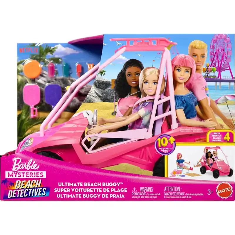 Barbie Mysteries Beach Detectives strandjárgány - Mattel Bestseller