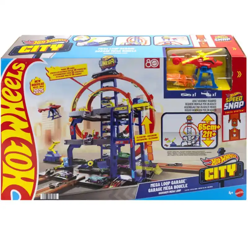 Hot Wheels City Mega Garázs - Mattel Biztonságos fizetés