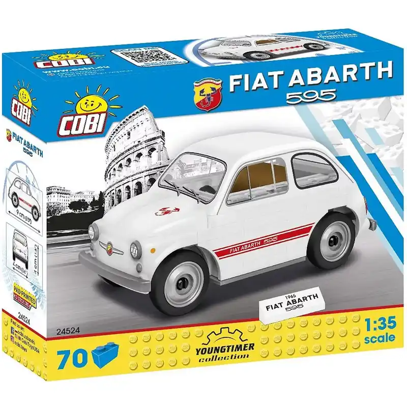 Kiárusítás COBI Fiat Abarth 595 építőjáték (24524)