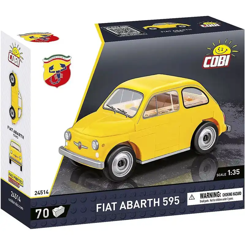 Ne maradj le COBI Fiat Abarth 595 építőjáték (24514)