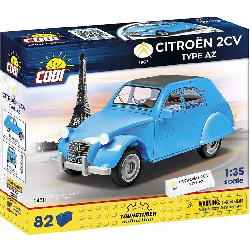 Szuper akció COBI Citroen 2CV Type AZ építőjáték (24511)