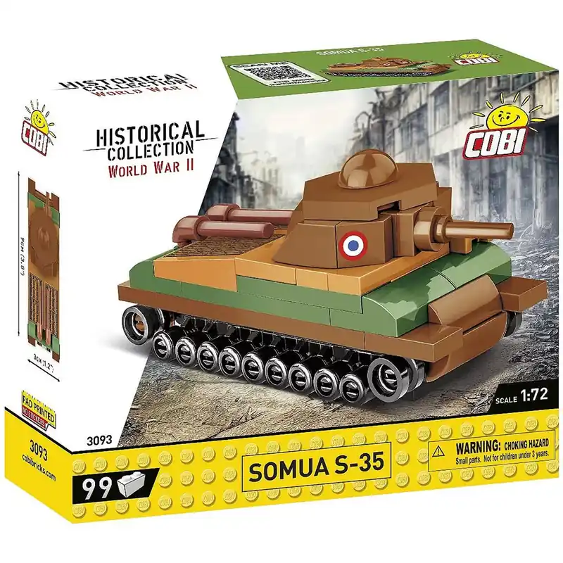 COBI Somua S-35 francia tank építőjáték (3093) Korlátozott ajánlat