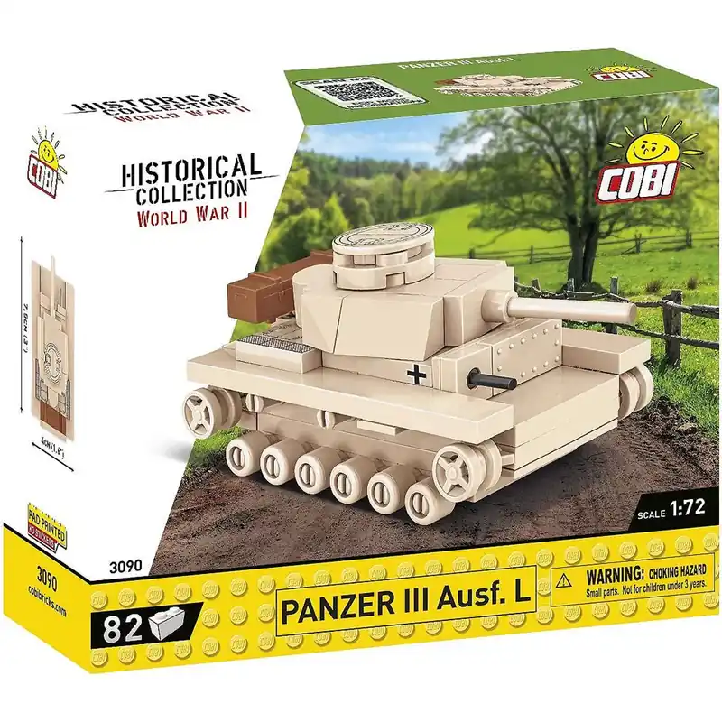 Újdonság COBI Panzer III Ausf. L német harckocsi építőjáték (3090)