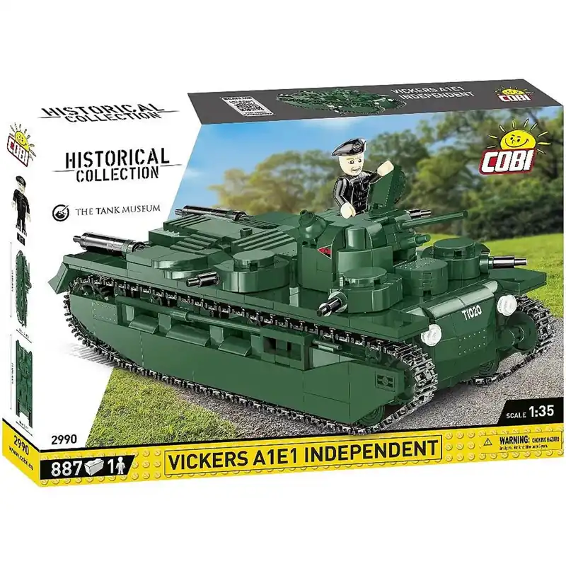 Biztonságos fizetés COBI Vickers A1E1 Independent építőjáték (2990)