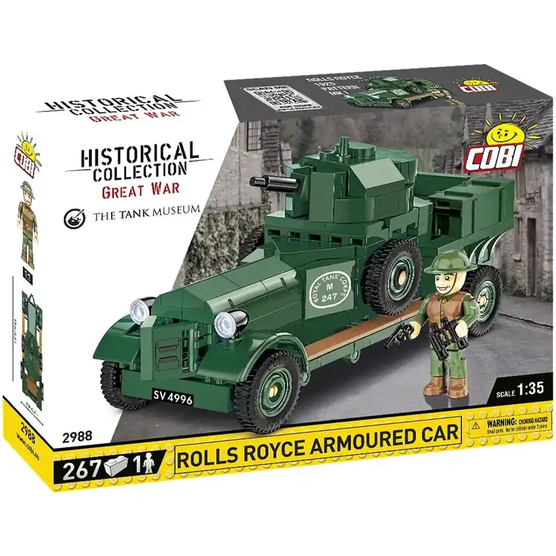 COBI Rolls Royce páncélautó 1920 Pattern Mk I építőjáték (2988) Outlet