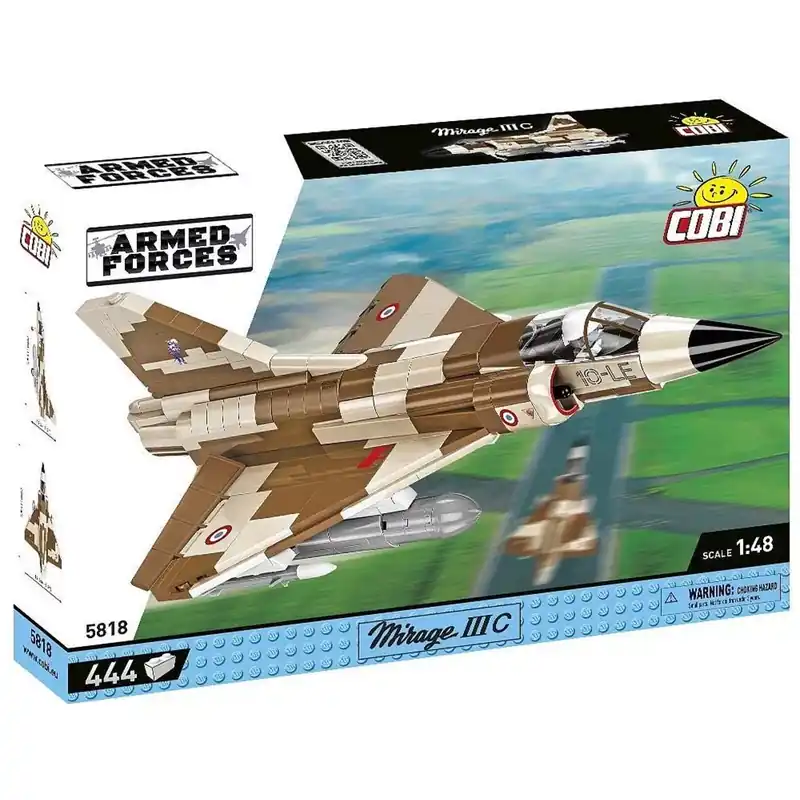 Alacsony ár COBI Dassault Mirage IIIC repülőgép építőjáték (5818)